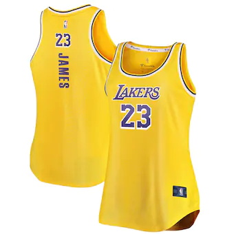 womens fanatics branded lebron james gold los angeles laker-261